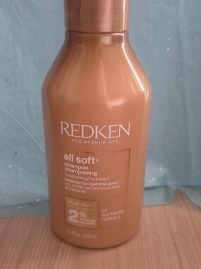 NEW Redken All Soft Shampoo 10.1 oz Argan Oil Moisturizing Hair Care